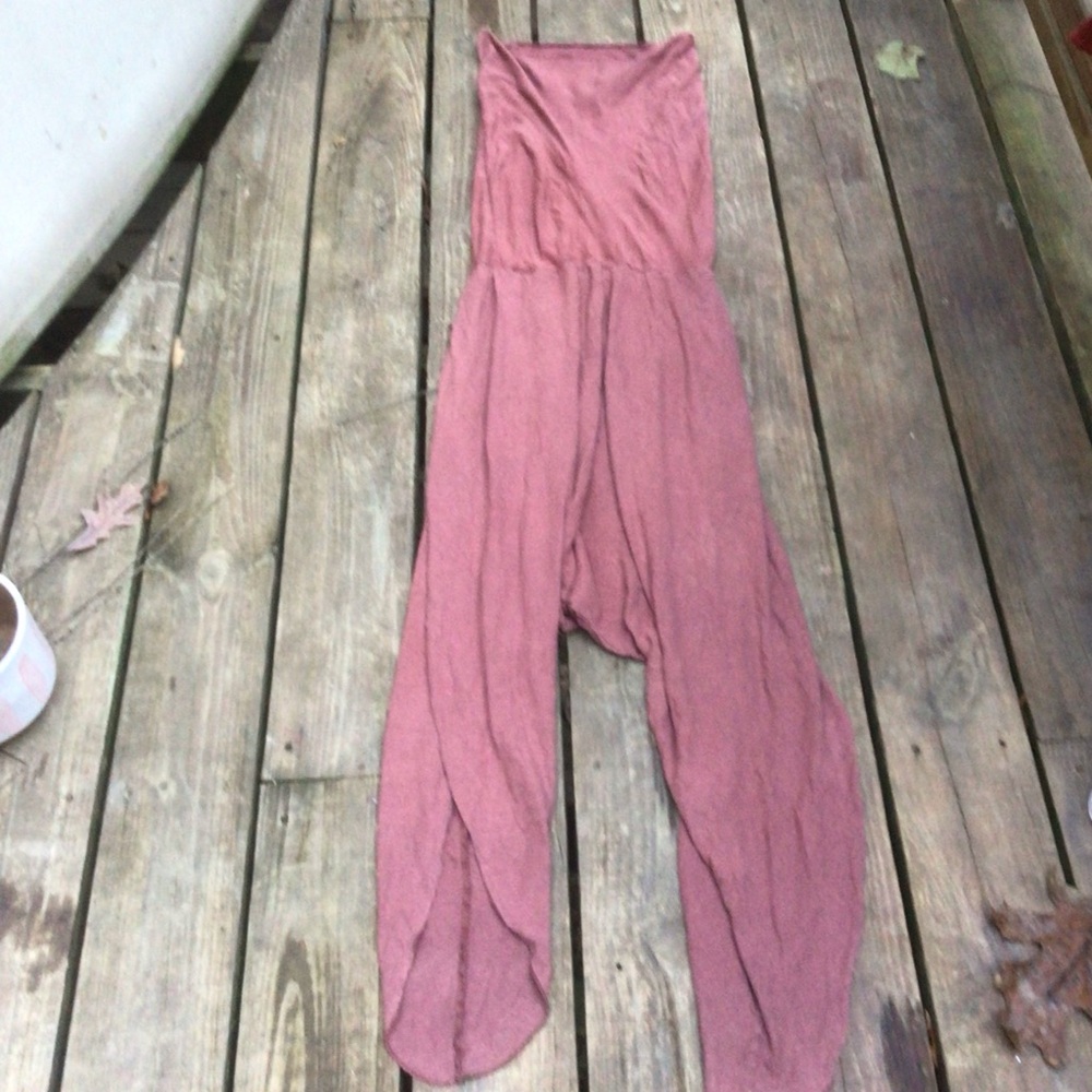 Elegant Mauve Sleeveless Jumpsuit